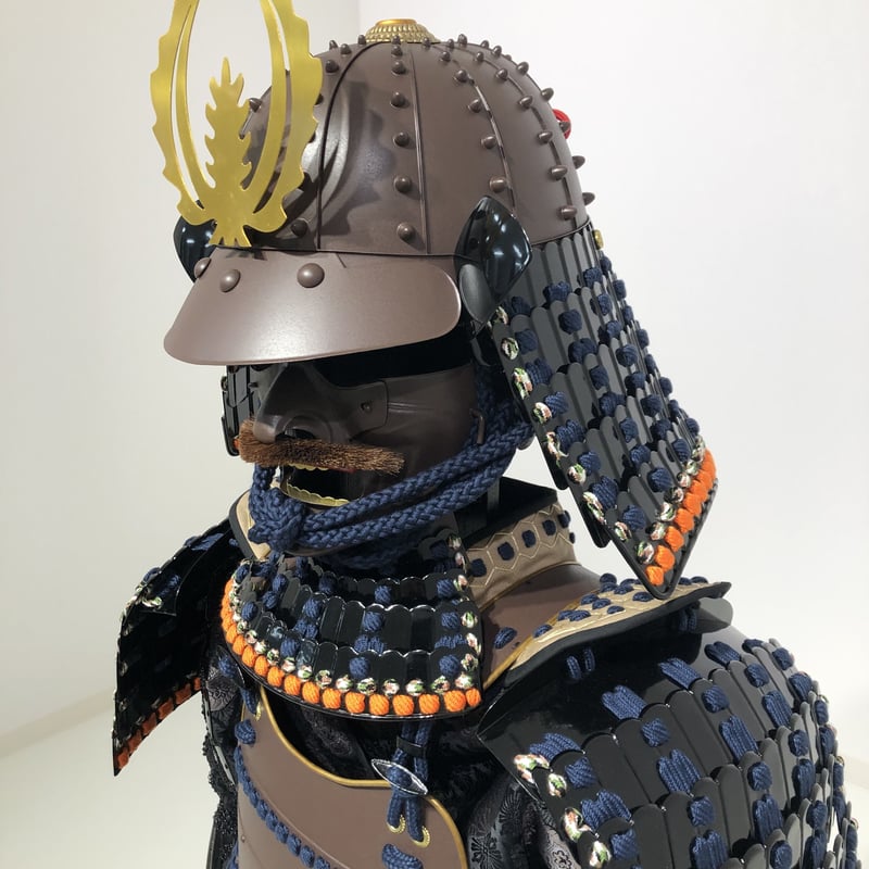 O-045】紺糸威鉄錆鋲綴二枚胴具足 | 甲冑工房丸武