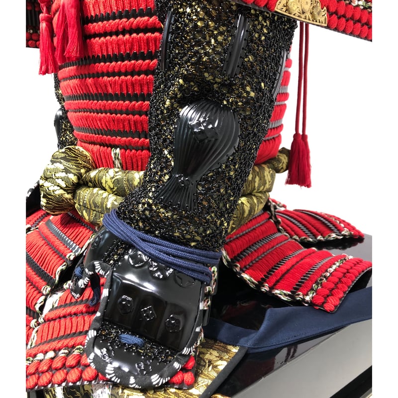 O-014】○赤糸威毛引二枚胴具足（艶消塗） | 甲冑工房丸武