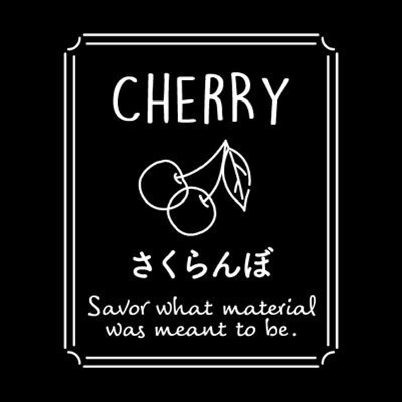 透明テイスティシール さくらんぼ（1袋/200枚入）幅25×長さ30MM
