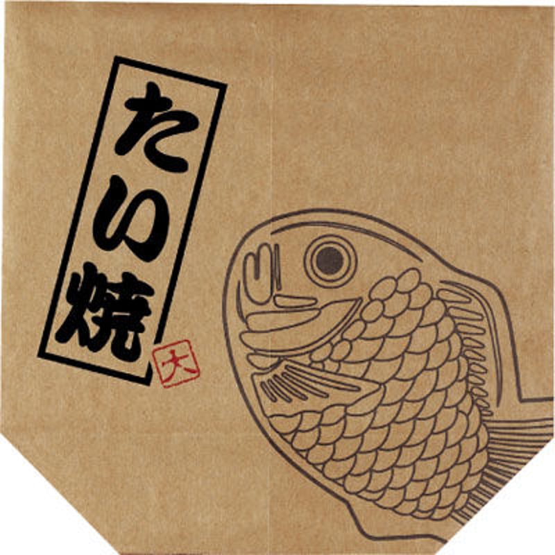 2029 たいやき用亀甲袋（1袋/100枚入）幅215×長さ215（底
