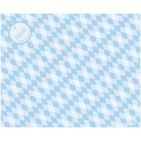 ラミクレープ包装紙　Ｓ（四角）　ブルー（1袋/200枚入）幅２５５×長さ２０７ｍｍ　Y012237