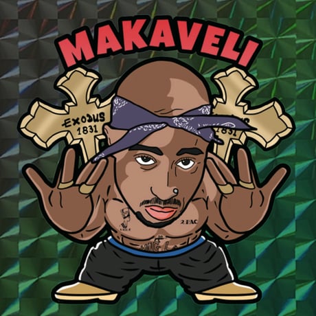 "2pacラップリマンクッション"