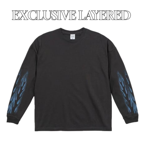EXCLUSIVE LAYERED L/S T-shirt / Vintage Black