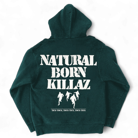 NATURAL BORN KILLAZ hoodie / Green