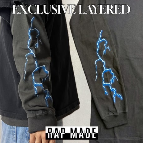 EXCLUSIVE LAYERED L/S T-shirt / Vintage Black
