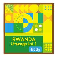 “500g”  ルワンダ ウムラゲ LOT.1 フリーウォッシュト (中浅煎り)