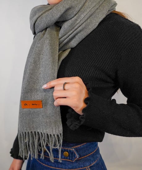a.m. muffler (gray)