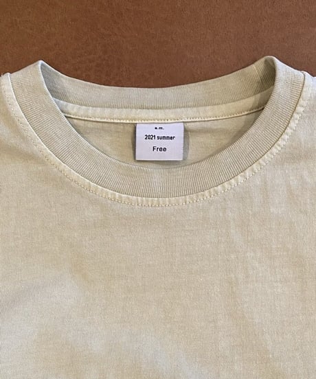 a.m. vintage oversized T-shirt (apricot)