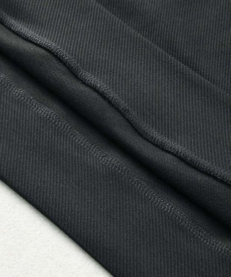 a.m. half zip hoodie (black)