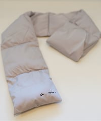 a.m. down scarf (gray)