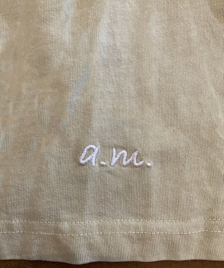 a.m. vintage oversized T-shirt (apricot)