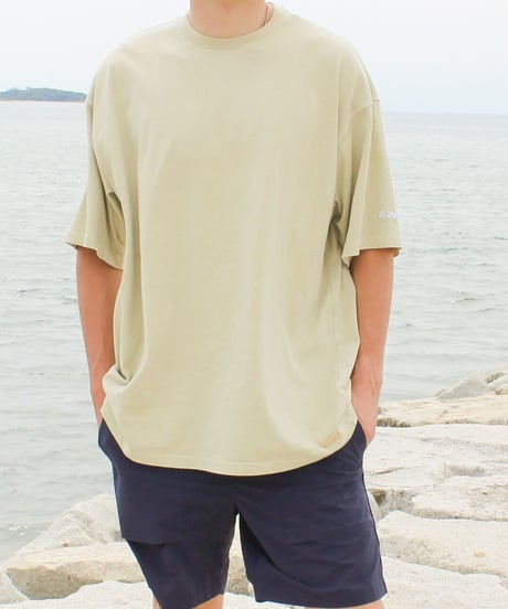 a.m. vintage oversized T-shirt (apricot)