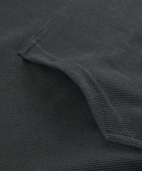 a.m. half zip hoodie (black)