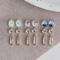 【tiill】 Liquid marble gem -  glass bijou