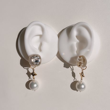 【tiill】 Liquid marble gem -  diamond pearl