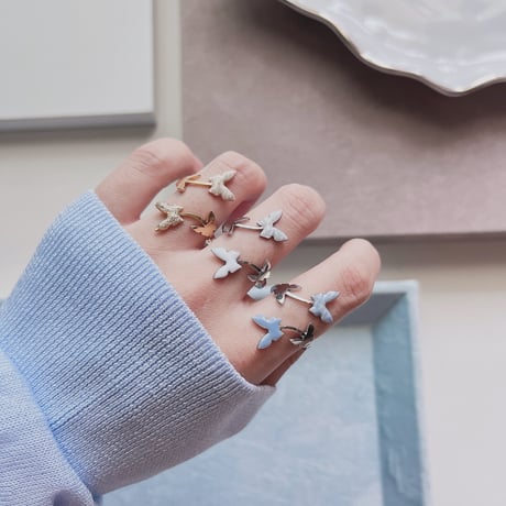 【tiill】emoji ring - butterfly