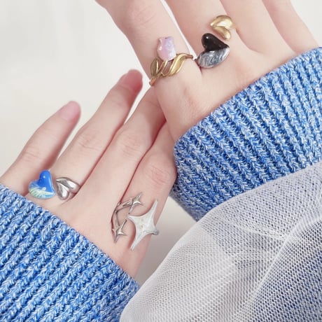 【tiill】 emoji ring - kirakira