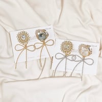 【tiill】 Marble crown - bijou ribbon