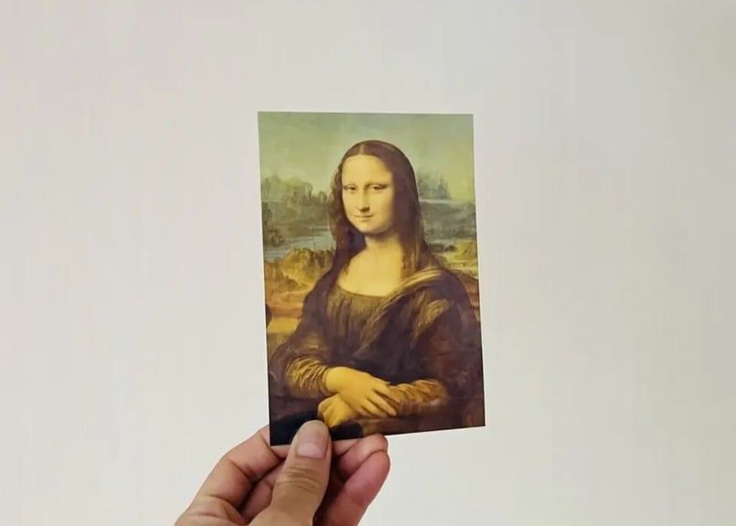 透明栞 世界一の絵画【モナ・リザ】 | ～世界の名画 透明栞