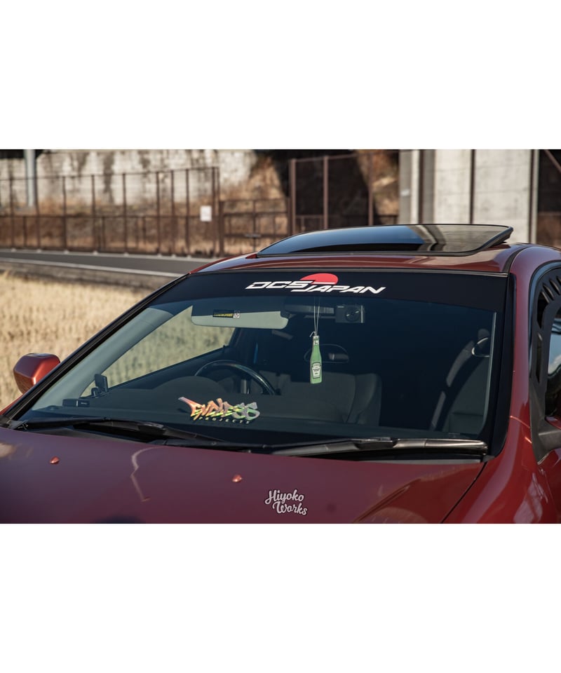DC5_JAPAN windshield banner | TANOSHI DESIGN JP