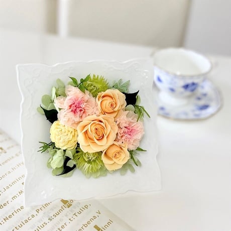 プリザーブドフラワー～ピュアガーデン～ 誕生日 記念日 結婚出産 新築 開店開業祝い 敬老の日 長寿お祝い  母の日 テーブルインテリア