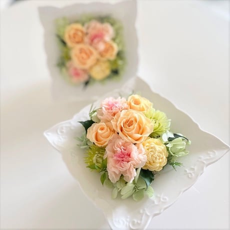 プリザーブドフラワー～ピュアガーデン～ 誕生日 記念日 結婚出産 新築 開店開業祝い 敬老の日 長寿お祝い  母の日 テーブルインテリア