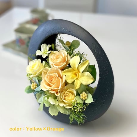 プリザーブドフラワー～寿ことぶき～お祝い花 誕生日 結婚祝い 記念日 新築 昇進就任 開業 開店 敬老の日 長寿祝い 古希 喜寿 傘寿 米寿  和モダン インテリア
