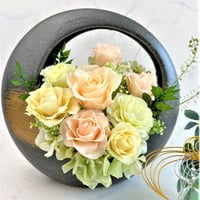 プリザーブドフラワー～寿ことぶき～陽 【クリアケース付き】お祝い誕生日記念日結婚出産新築敬老の日長寿