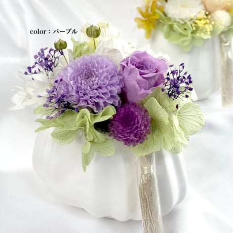 プリザーブドフラワーお供え花  仏花～奏かなで～　お供え お悔やみ 訃報  法要 新盆 旧盆 法事 初盆 お彼岸 初彼岸