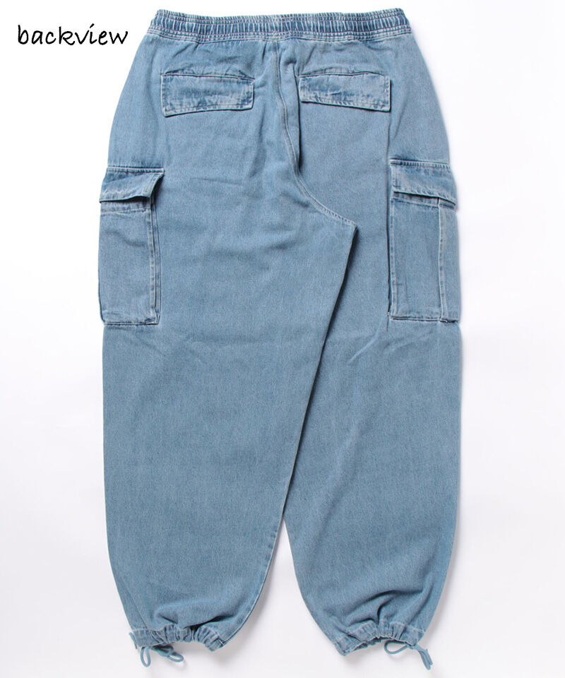 12オンスデニムイージーワイドカーゴパンツ ◇全3色◇_323710H 12オンスデニムイージーワイドカーゴパンツ ◇全3色◇_323710H