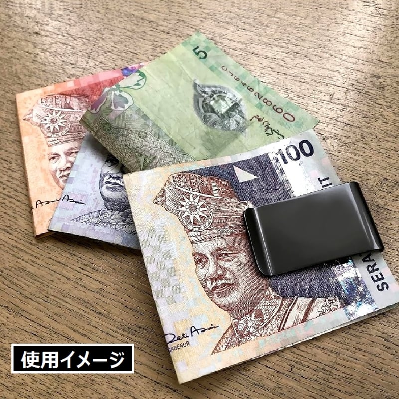 J8：マネークリップ スタイリッシュ カード ホルダー クリップ