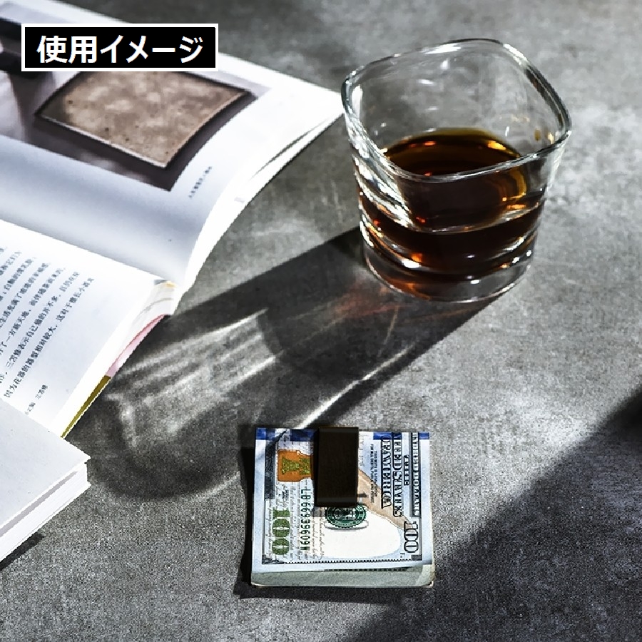 マネークリップ J8：マネークリップ スタイリッシュ カード ホルダー クリップ