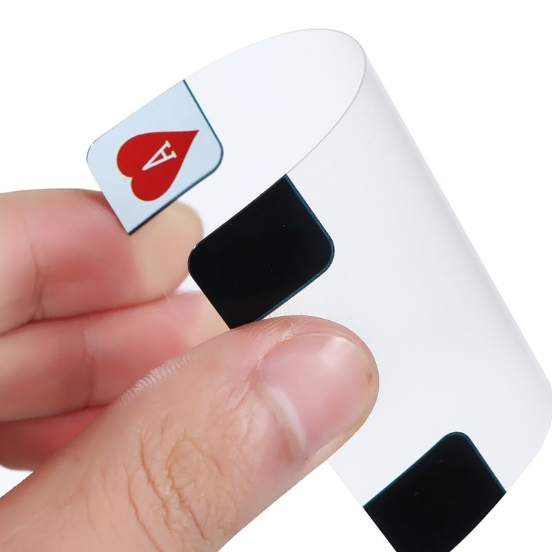 E7：透明 トランプ スケルトン カード いつものゲームも違う雰囲気に