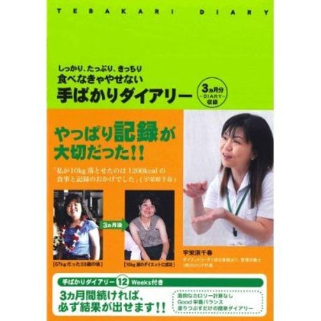 手ばかりダイアリー　〜 しっかり、たっぷり、きっちり、食べなきゃやせない 〜（著: 宇栄原千春）