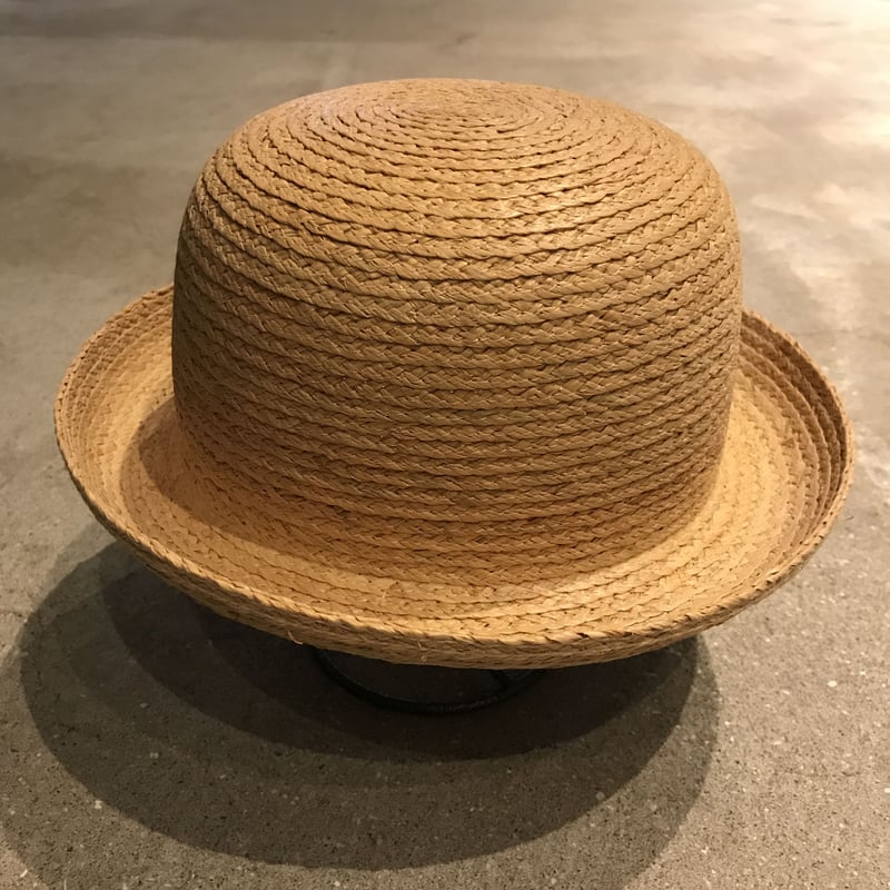 まろん様　ラフィアハット　ハンドメイド 楽天市場】MARONE ラフィアハット 麦わら帽子 ストローハット 中
