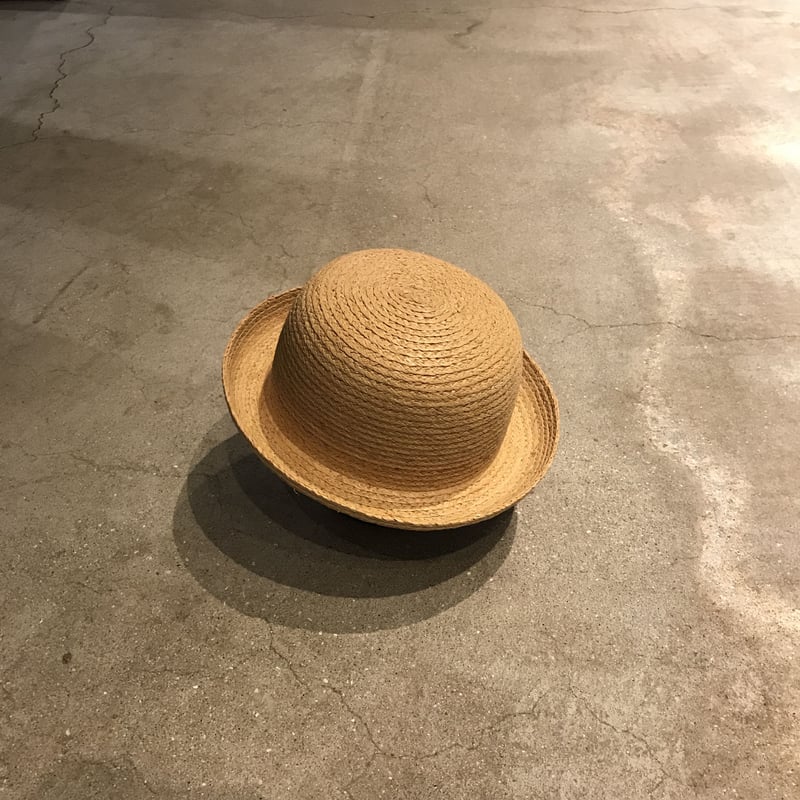 まろん様　ラフィアハット　ハンドメイド 楽天市場】MARONE ラフィアハット 麦わら帽子 ストローハット 中