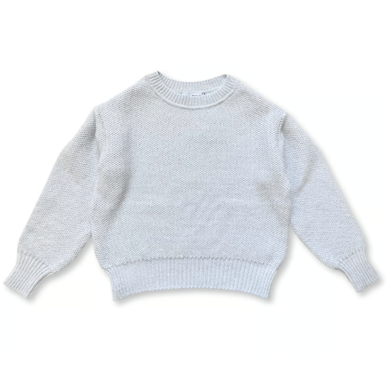 ワッフル柄 / クルーネックニット / ラメ7G【No.6501】 | Maglia