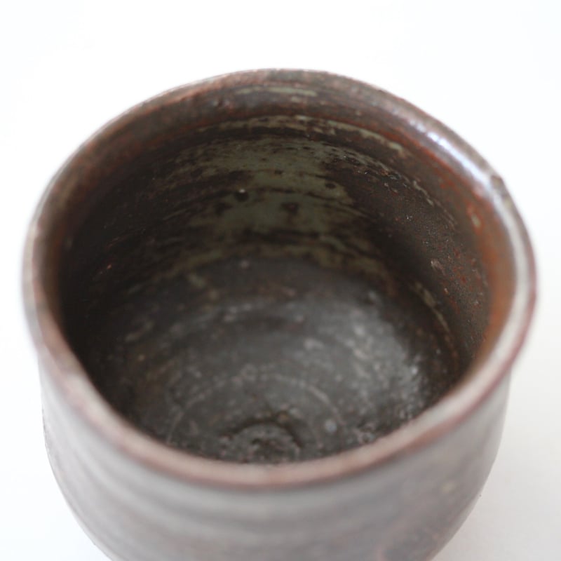 数と骨董】 九谷吸坂ぐい吞 徳田順子 d6.0cm Kutani Suisaka