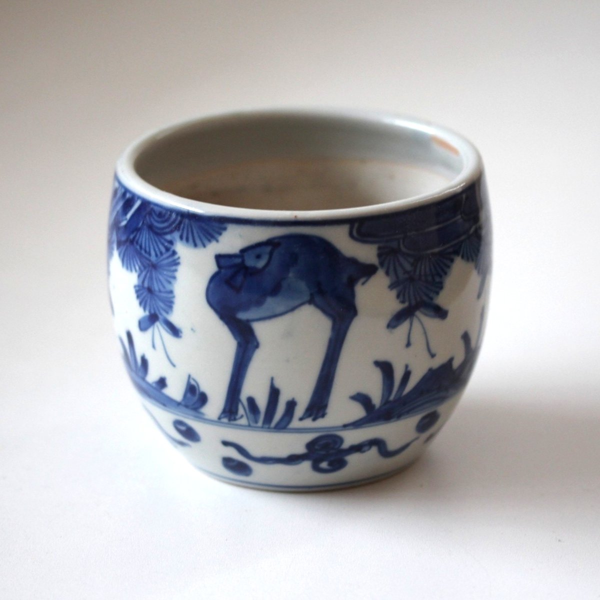 染錦 虎図 大皿 骨董品 φ39cm(K-YC473) 染錦 虎図 大皿 骨董品 φ39cm(K-YC473)