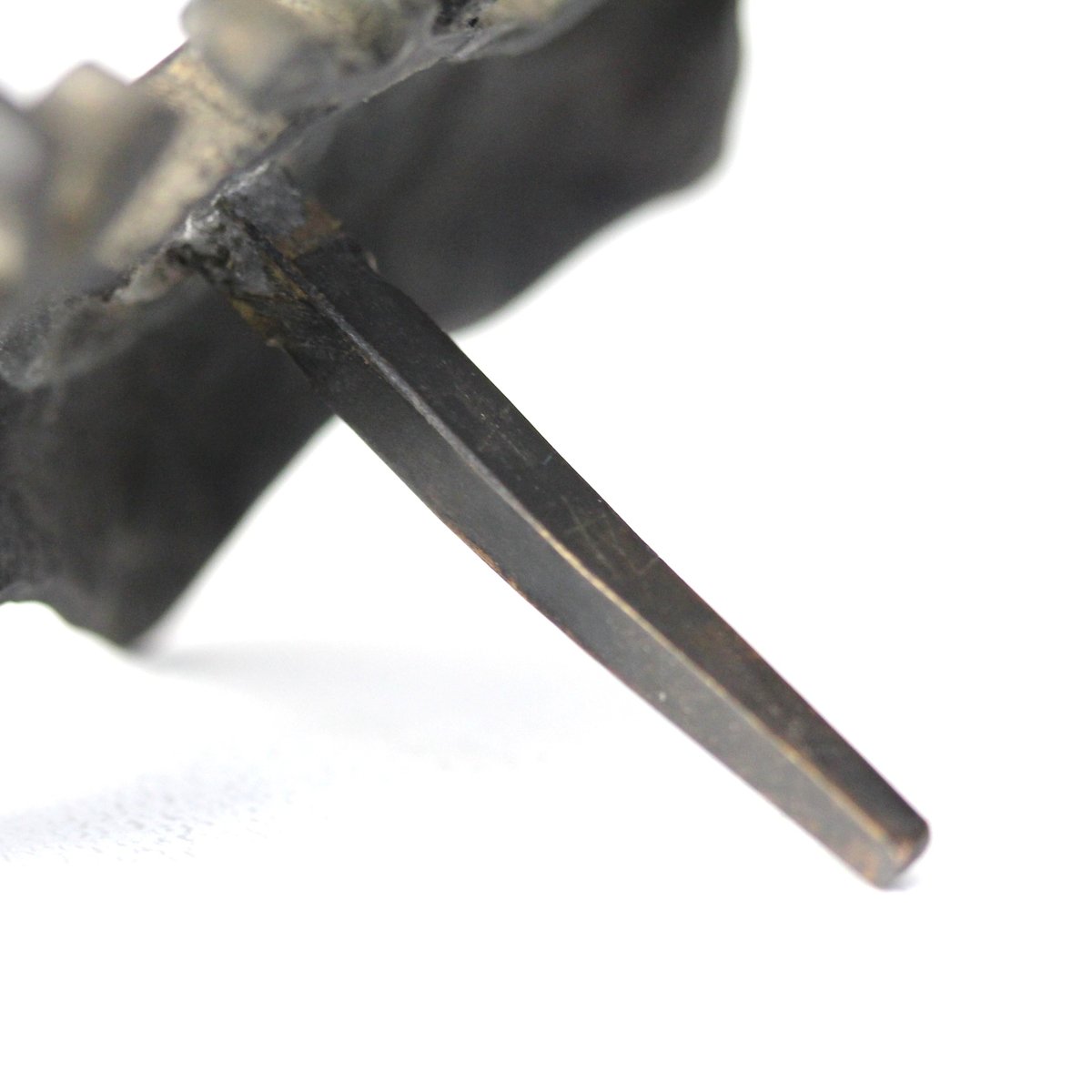 数と骨董】銅製五三桐形釘隠 w7.1cm Copper Paulownia Shaped K