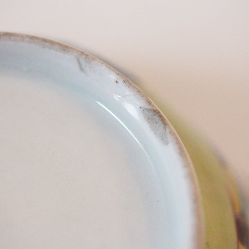 数と骨董】古伊万里色絵唐人物山水文八角蓋付碗 d12.0cm Imari