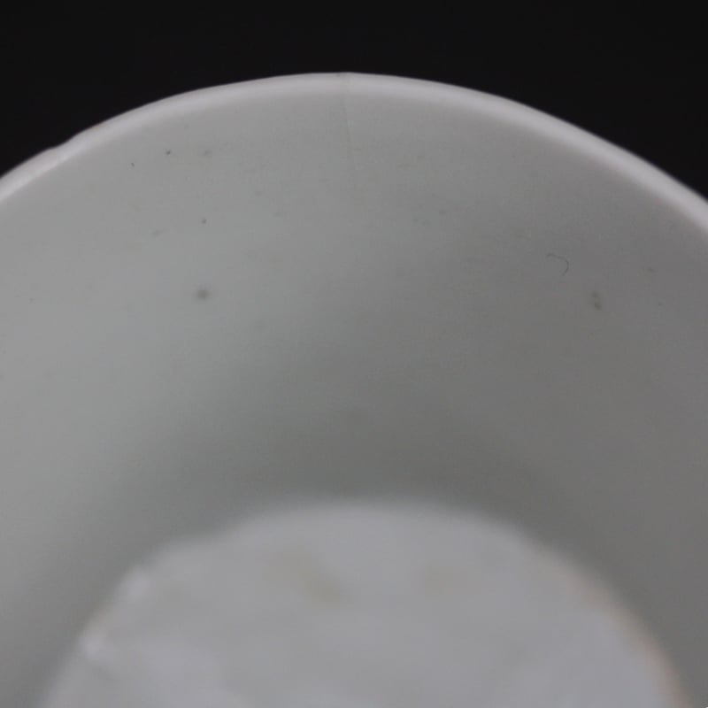 数と骨董】 古伊万里白磁そば猪口 d7.1cm Imari White Porcelain
