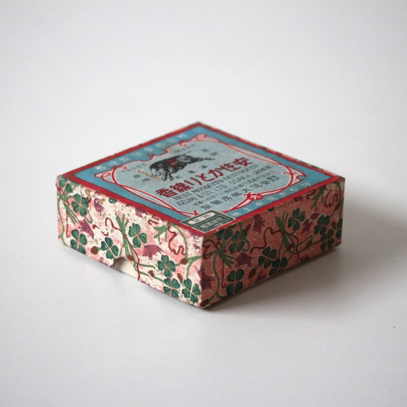19-20】安住かとり線香の紙箱 d11.4cm Paper Box for Mosquit