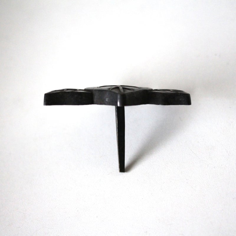 数と骨董】銅製五三桐形釘隠 w7.1cm Copper Paulownia Shaped K