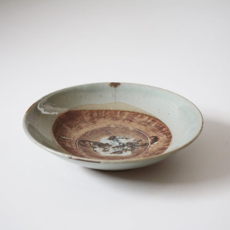 数と骨董】南方染付うさぎ文皿 d18.7cm Southern Chinese Blue a