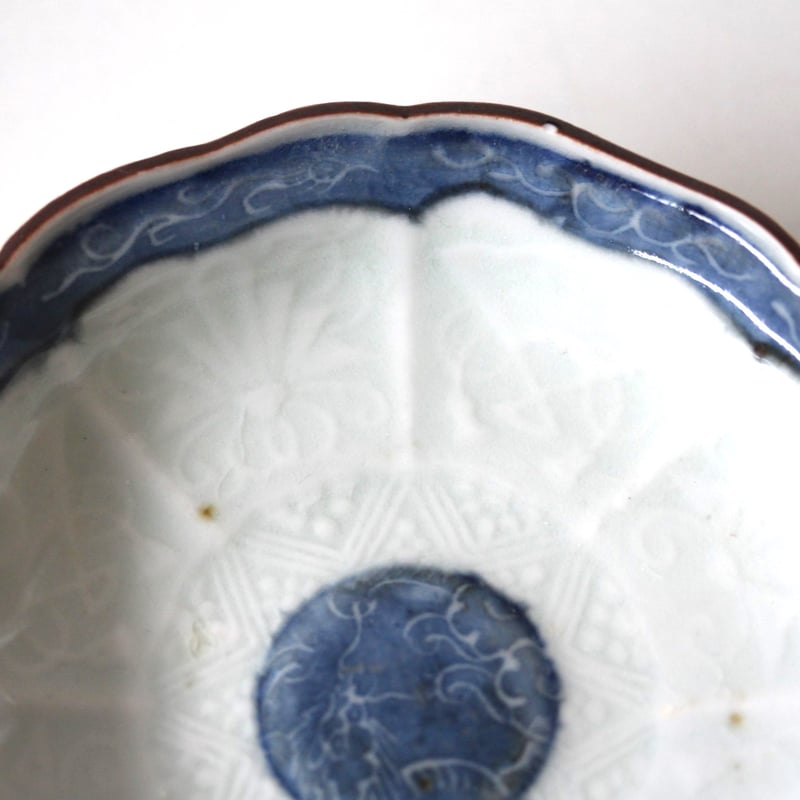 【 青磁染付菊扇文皿 】　古伊万里　収蔵骨董 青磁染付菊扇文皿 】 古伊万里 収蔵骨董 2025年最新】Yahoo