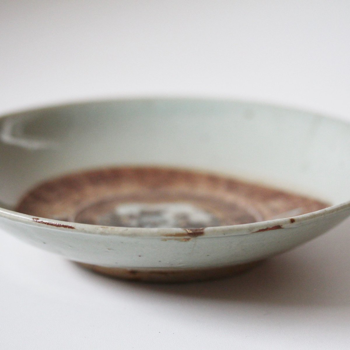 数と骨董】南方染付うさぎ文皿 d18.7cm Southern Chinese Blue a