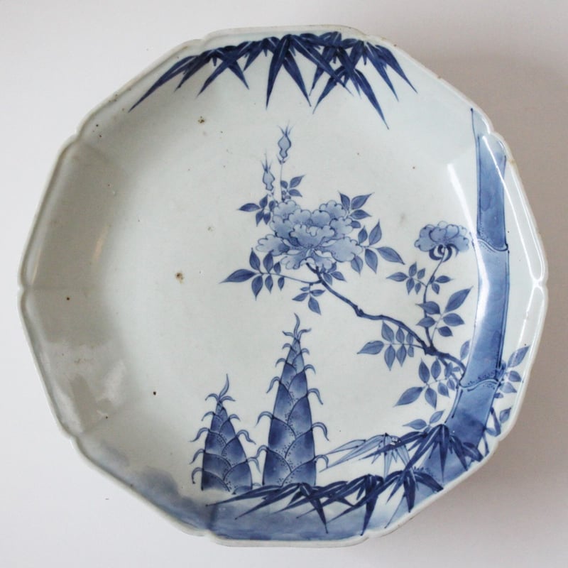 送料無料　明治時代　大変綺麗な錦手梅蘭竹菊四君子紋鉢３点セット径約18～24ｃｍ 649619aed2c39701f87c1388e8c0da