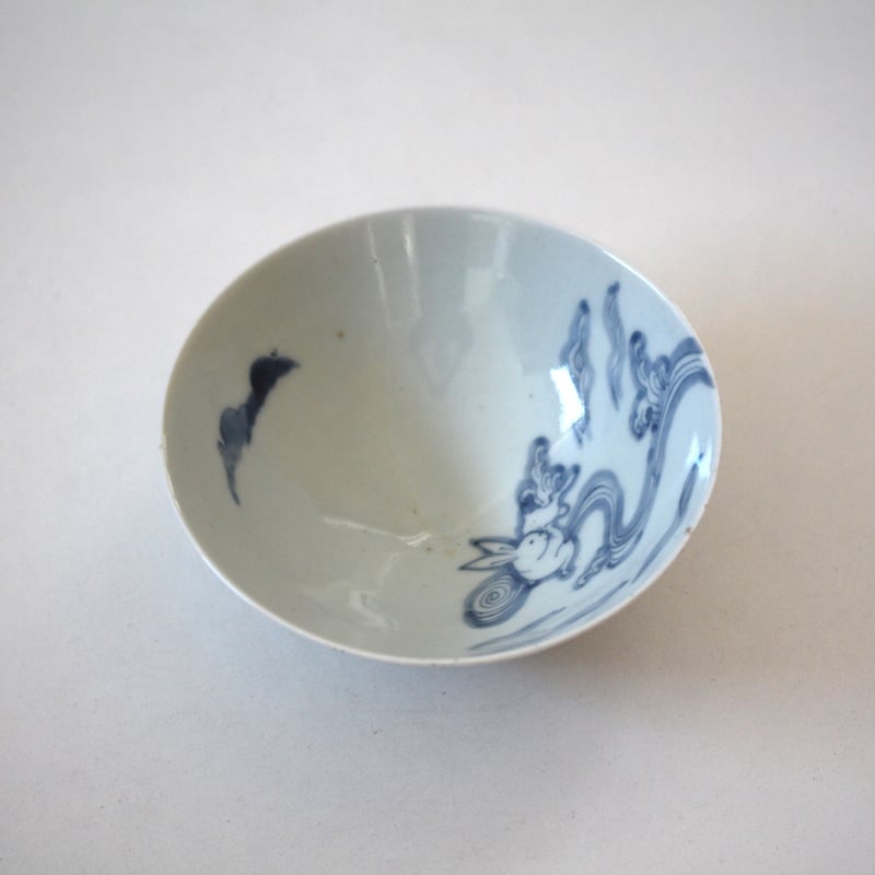 古伊万里染付 波兎の図 大振蓋付椀 古伊万里染付 波兎の図 大振蓋付椀 2025年最新】