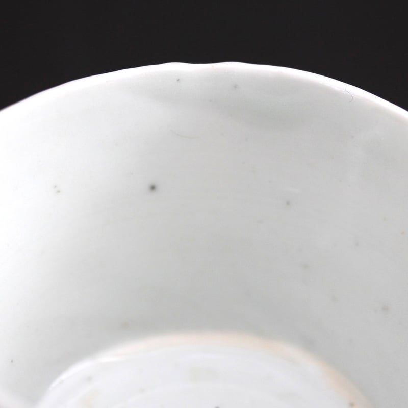 数と骨董】 古伊万里白磁そば猪口 d7.1cm Imari White Porcelain